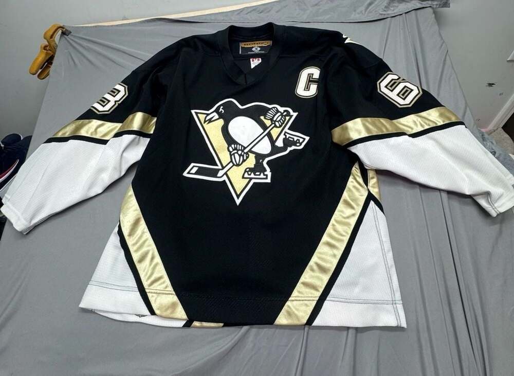Koho Pittsburgh Penguins Jagr 68 Jersey Size 52 Black Authentic NHL